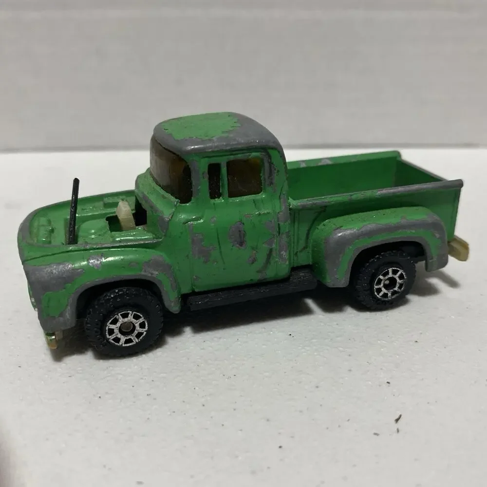 Lot Of Four Vintage Toy Cars Ambulance Truck Sportscar Futuristic Vehicle
